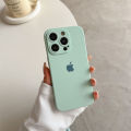 with LOGO Soft Silicon Microfiber Cloth Back Phone Case Cover for iPhone 16 15 Pro Max 14 13 12 11 XR X 7 8 Plus + XS Mini. 
