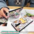 Rotatable stand Back Cover Phone Case For Honor X6c Quicksand cute Anti-knock Dirt-resistant Simplicity Cartoon TPU. 