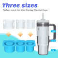 1PC Ice Grid Mold Silicone Ice Cube Maker With Lid For Making 3 Hollow Cylinder MLK. 