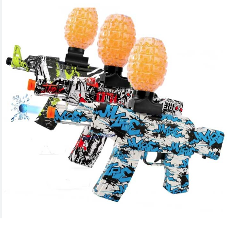 Electric Gel Blaster with 5000 Balls - AK47 Model Water Toy Gun