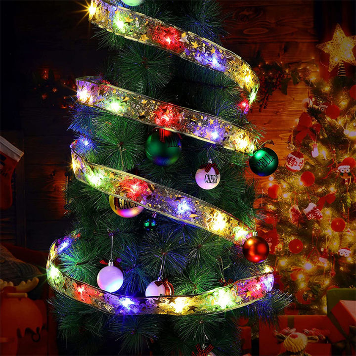 EsoGoal%201/4M%20Ribbon%20Fairy%20Light%20Christmas%20Decoration%20Light%20Christmas%20Tree%20Ornaments%20String%20Lights%20LED%20Ribbon%20Lights%20Christmas%20Tree%20String%20Lights%20for%20Party%20Decoration%20Indoor%20Outdoor%20Hanging%20Items%20-%20Image%207