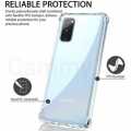 Shockproof Clear Case For Samsung Galaxy M03s Back Cover Transparent Silicone Case Soft Airbag Bumper Lens Protection Cute Design For Girls Boys New. 