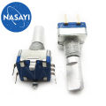 10pcs EC11 rotary encoder/coding switch/digital potentiometer 5 feet with switch 20mm half shaft. 