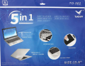 5 in 1 Transparent Laptop Skin Pack. 