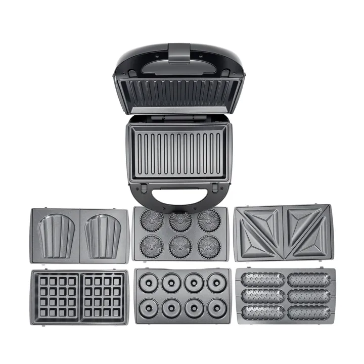 Greenlife%207%20in%201%20Sandwich%20Maker%20Quick%20and%20easy%20Stainless%20steel%20panel%20Non-Stick%20changeable%20plates%20Pre%20heat%20Multi%20function%20low%20fat%20-%20Image%206