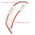 3 Keys Controller Dc 12v Mini Led Strip Rgb Single Color For Smd 3528/5050/5730/5630/3014 Led Strip Lights Dc 12v. 