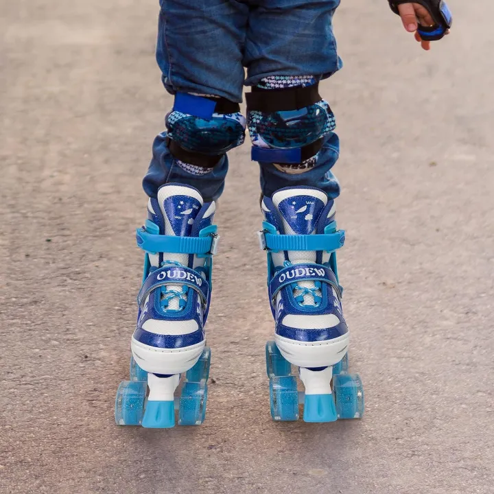 OUDEW%20Roller%20Skates%20for%20Girls%20Boys,fit%20for%20Kids%20Beginners%20Skate%20with%20Light%20up%20Wheels%20and%20Adjustable%20Sizes,Blue%20%7C65K%20-%20Image%207