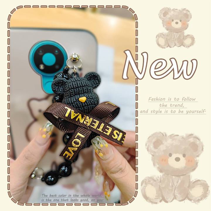 protective%20case%20Black%20pearl%20pendant%20Phone%20Case%20For%20Nokia%203.4%20Waterproof%20phone%20case%20cute%20Skin-friendly%20feel%20Back%20Cover%20-%20Image%203