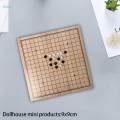 1:12 cale Miniature Weiqi Game Micro Landscape for Bedroom S. 