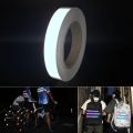 Reflective Fabric Sticker Self-Adhesive Backing Warning Tape For Clothes Bag Helmet. 