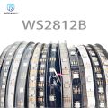 DC5V WS2812B 5m/Roll 30/60/144leds/m Black/We PCB IP30/IP65/IP67 5050RGB Individually Addressable Smart led pixel strip light-1m WS2812B 144leds-IP30-We PCB-. 