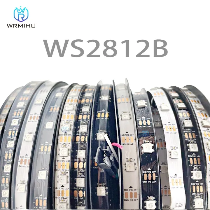 DC5V%20WS2812B%205m/Roll%2030/60/144leds/m%20Black/We%20PCB%20IP30/IP65/IP67%205050RGB%20Individually%20Addressable%20Smart%20led%20pixel%20strip%20light-1m%20WS2812B%20144leds-IP30-We%20PCB-%20-%20Image%205