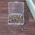 250 Pieces Sewing Pins Ball Glass Head Pins Straight Quilting Pins For Dressmaker Jewelry Decoration. 