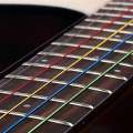 Colorful Rainbow Guitar Strings E-A (1 Set 6pcs) for Acoustic Folk Guitar Classic Guitar Multi Color Guitar Strings / Wire Set. 