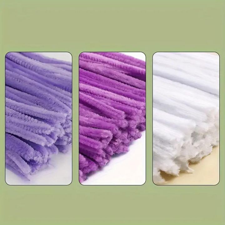 25pcs%2030cm%20Pipe%20Cleaner%20Chenille%20Stems%20Twist%20Sticks%20Hand%20Craft%20Flower%20Sticks%20Handmade%20Colorful%20Sticks%20DIY%20Craft%20Stick%20-%20Image%203