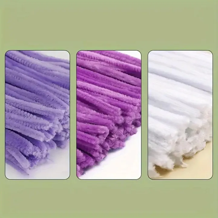 25pcs%2030cm%20Pipe%20Cleaner%20Chenille%20Stems%20Twist%20Sticks%20Hand%20Craft%20Flower%20Sticks%20Handmade%20Colorful%20Sticks%20DIY%20Craft%20Stick%20-%20Image%203