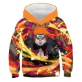 2023 New Naruto Hoodie Animation Kids 3D printed fashion sweatshirts Boys girls Kids pullovers street wear coats 3-14 years oldBasketball. 