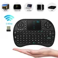 Mini Wireless Keyboard with Touchpad, 2.4Ghz Wireless Mini Handheld Remote Control Keyboard with Rechargeable Battery by Gecen Compatible with, Smart TV, HTPC, PS3,etc.. 