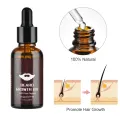 4pcs/set Beard Growth Kit Hair Enhancerbeard Essential Oil Moisturizing Hair Wax Roller Comb For Men Barbe Beard Styling Care. 