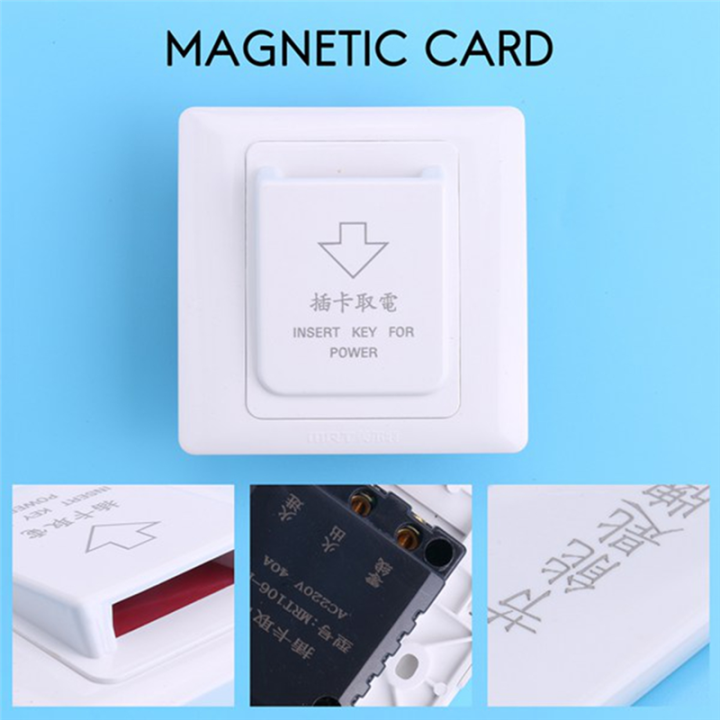High Grade Hotel Magnetic Card Switch Energy Saving Switch Insert Key ...