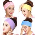 Hair Towel Band Soft Adjustable Towel Hair Wrap Head Band For Make Up Beauty Hair Band Spa Facial Headband Make Up Wrap Head Terry Cloth Headband Adjustable Towel Band for Face Washing Shower Facial Cover. 