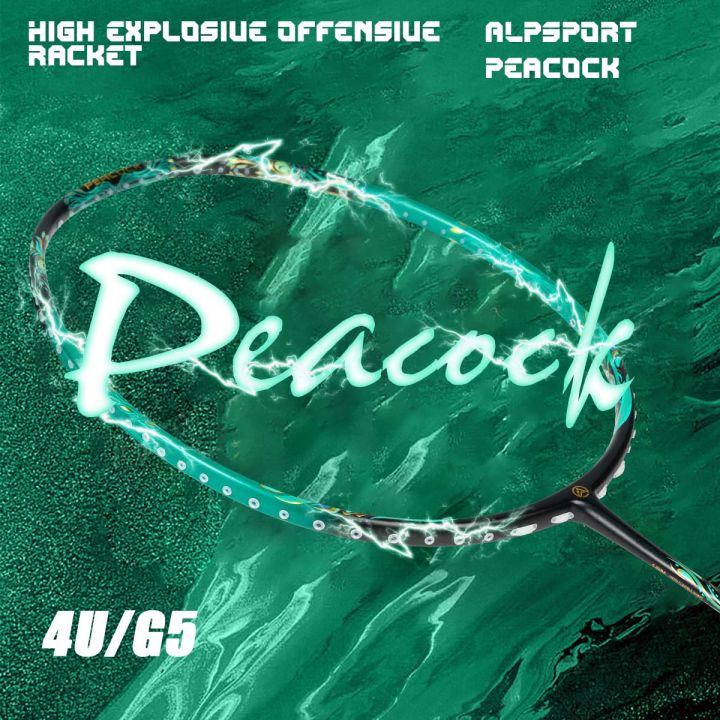ALP-SPORTS%20Peacock%204U%20Offensive%20Badminton%20Racket%20-%2040T%20Carbon%20Fiber,%2035lbs%20Max%20Tension,%20Free%20Stringing%20and%20Grip,%20Fast%20Delivery%20in%20Colombo%20-%20Image%203