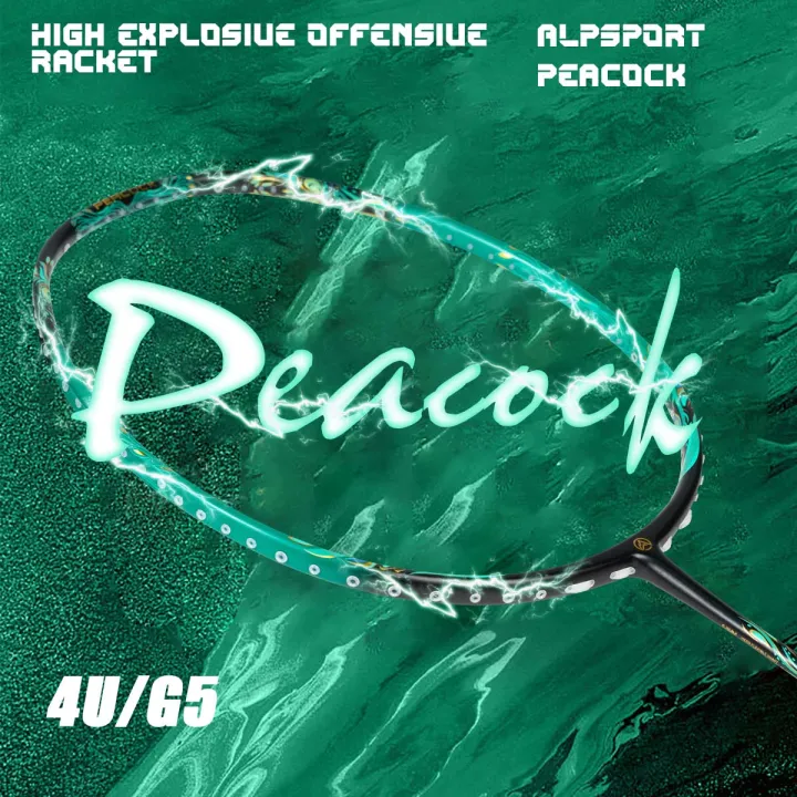 ALP-SPORTS%20Peacock%204U%20Offensive%20Badminton%20Racket%20-%2040T%20Carbon%20Fiber,%2035lbs%20Max%20Tension,%20Free%20Stringing%20and%20Grip,%20Fast%20Delivery%20in%20Colombo%20-%20Image%203