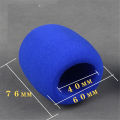 3Pcs/Set Black Microphone Protector Handheld Mic Protector Mic Foam Cover Silicone Ring. 