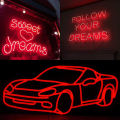 USB LED Neon Strip Lights – LQHZMYY RGB Mood Lighting with 24-Key Touch Remote, IP65 Waterproof, Adjustable Brightness for Events & Interior Decor. 