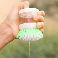 Dishwashing Soap Dispenser Brush Kitchen Utensils Cleaning Brush Dishwashing Soap Brush With Washing Up Liquid Soap Dispenser. 