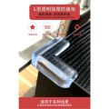 Corner Collision Protection Corner Protector Silicone Transparent Cornerite Table Foot Protection Cover Cabinet Bump Proof Dining Table Furniture Corner Edging EtZi. 