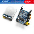 5pcs Human body infrared sensor module full version HC-SR501 human body module. 