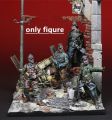 Reading WritingA311-1/35 Resin Figure Model GK, Unpainted and Unassambled kit. WW2 German Soldier.Wooden Toys. 