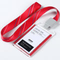 Sling ID Card Holder Hanging Rope Acrylic ID Card Holder Job Card ID IC Card Clear ID IC Card Case. 