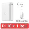 Niimbot D110 Mini Portable Thermal Printer Without Ink Self-Adhesive Label Maker Printer For Stickers Labeller Labeling Machine. 