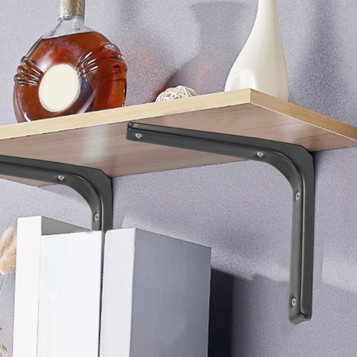 4%20PCS%20Iron%20Wall%20Shelf%20Bracket,%206%20x%205%20Inch%20Heavy%20Duty%20Shelf%20Support%20Bracket%20Decorative%20Joint%20Angle%20Bracket,%20Black%20-%20Image%203