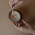 Coconut Shell Candle Holder Candlestick Natural Coconut Bowl Desk Organizer. 