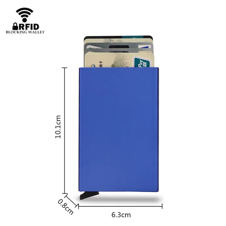 Rfid%20Smart%20Wallet%20Card%20Holder%20Metal%20Thin%20Slim%20Men%20Women%20Wallets%20Pop%20Up%20Minimalist%20Wallet%20Small%20Black%20Purse%20Vallet%20Walets%20For%20Men%20-%20Image%204