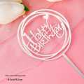 Happy birthday cake toppers /Multiple style happy birthday cake toppers / Acrylic cake toppers / birthday party cake decorations. 