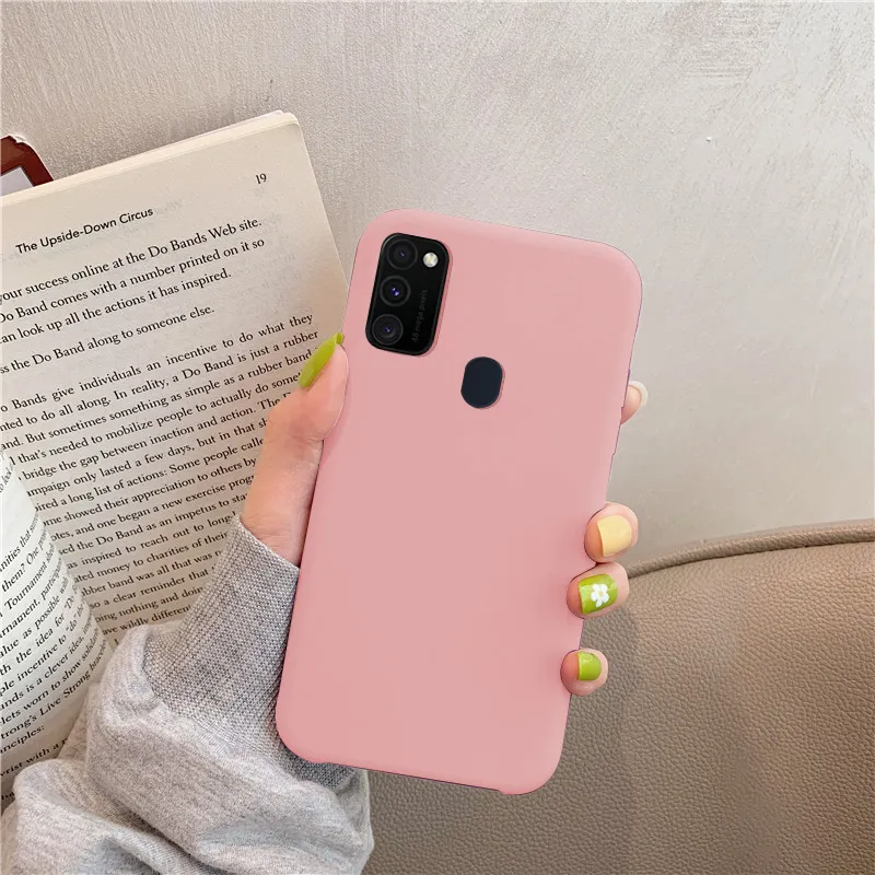 Tokifu Samsung Galaxy M21 Casing The New Liquid Silicone Phone