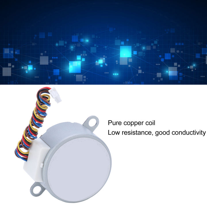 5Pcs%20DC%205V%20Stepper%20Motor%20With%20Cable%20Large%20Torsion%20Copper%20Coil%20Stepping%20Motor%20-%20Image%205