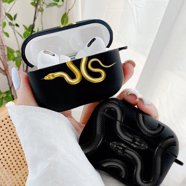 Believesinkinte%20Animal%20King%20Snake%20Cool%20Black%20Airpod%20Cases%20Air%20Pro%203%20for%20AirpodPortable%20s%20Pro%202%203rd%20Pods%20Gen%20Airpord%20Cases%20Ins%20Style%20Black%20Cover%20Funda%20-%20Image%203