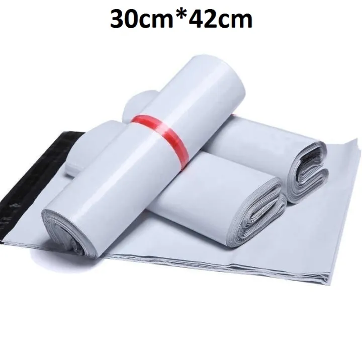 30cm x 42cm WHITE Shipping Bag Poly Mailer Flyers Upto 100 Bags