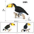 Classic Bird Animal Flamingos Parrot Sea Mew Owl Ostrich Model Solid Pvc Action Figures Miniature Education Kid. 
