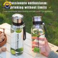 Oasis Stylish Water Container Premium Borosilicate Glass Water Bottle Bpa Free Leakproof Wide Mouth Drinking Kettle with Lid Heat-resistant Food Grade. 