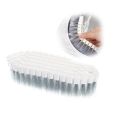 Kitchen Cleaning Bathroom Glass Wall Cleaning Bath Brush Handle Sponge Bath BottomBathtub Ceramic Cleaning Tools-white. 