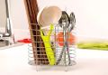 Metal Hanging Spoon Holder Cutlery Holder Drainer Spoon Fork Chopsticks Storage Basket Rack Kitchen Accessories Tool Organizer Tableware Tube. 