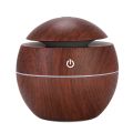 130ML Air Humidifier Ultrasonic USB Aroma Diffuser Wood Grain LED Night Light Electric Essential Oil Diffuser Aromatherapy Home. 
