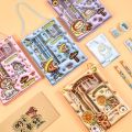 Cute Capibara Labubu Stationery Set 3D with Notebook Study Stationery Kit Ruler Students Back to School Gift. 