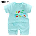 Newborn Kids SUPERIOR Romper Infant Girls Bodysuit Baby Boys Outfits Jumpsuit Clothes Set - Light blue. 